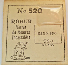 Verre ROBUR plexi n° 520 pour