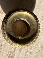 bobèche en bronze  ancienne