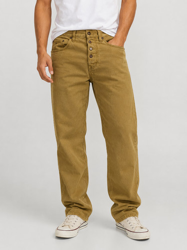 Pantalon chino kaki homme