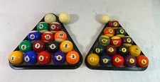 2 Jeux BOULES DE BILLARD DIVERS TAILLES Vintage