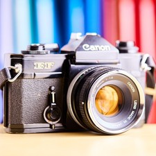 Canon EF + Canon 50mm f/1.8