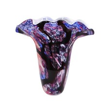 Pot Coloré En Verre Soufflé