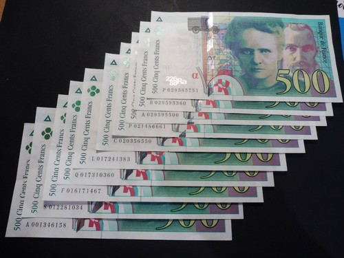 Ancien billets france 500 - billets,