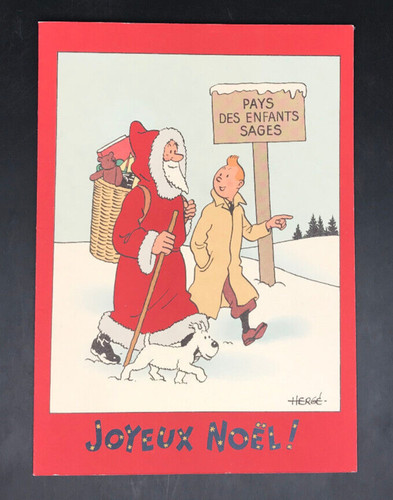 Herge tintin carte - herge,