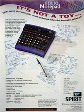 Magazine Print Ad SPIRIT FOLIO