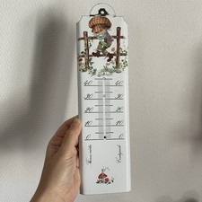 Thermomètre émaillé ancien