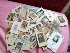 Énorme lot d'images religieuses très anciennes