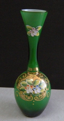 Beautiful emerald green - green, vase