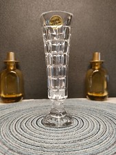 Vintage, joli petit vase en cristal d'Arques garantie plus de 24% plomb