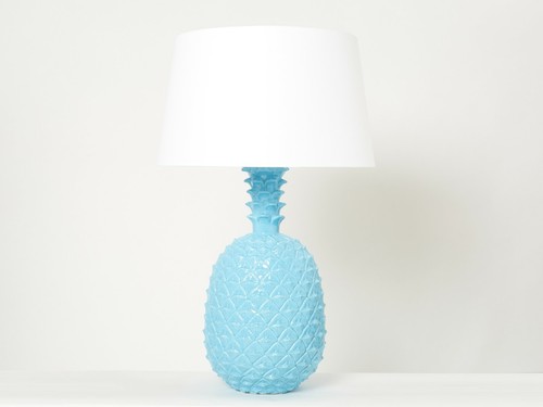 Grande lampe ananas céramique