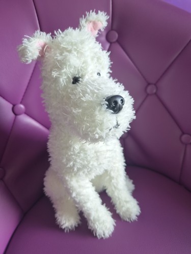 Peluche milou tintin cm - milou,