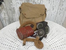 Ensemble masque anti gz terrain anglais britannique canadien wwii ww2