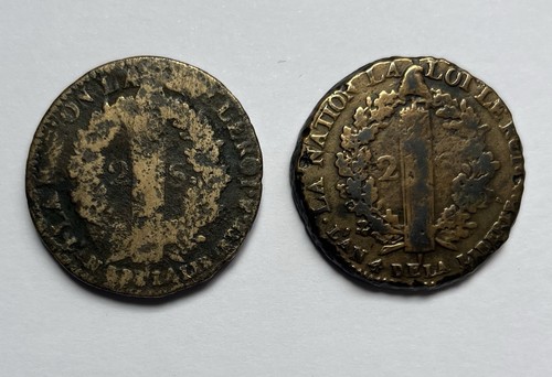 Lot sols louis xvi 1791 - sols, 1792