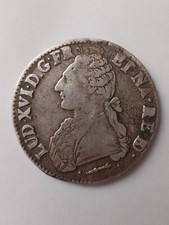 1 écu Louis xvi 1783 aux