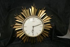 pendule horloge ELKA en laiton soleil **.