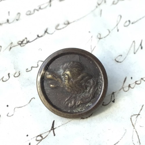 Bouton vénerie ancien - de,