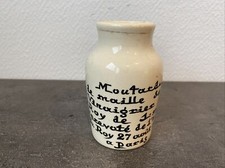 ancien pot a moutarde maille