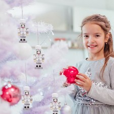  6 Pcs Figurine Casse Noisette Chiffres De Casse-noix Pendentif Soldat