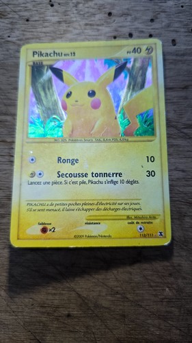 Carte pikachu 112 111 - pikachu,