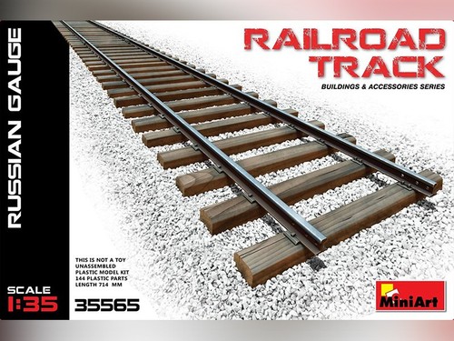 Miniart rails pour diorama - rails,