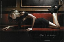 High Heels Pas de Rouge Magazine Print Ad Women Fashion Long Legs shoes 2010-11B