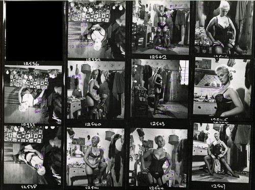 Photo tirage contact sheet