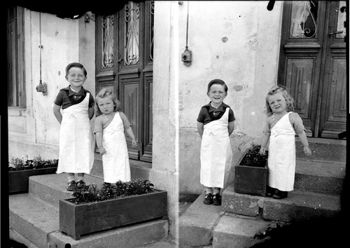 Portraits enfants tablier