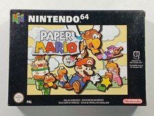 PAPER MARIO NINTENDO 64 (N64) PAL-NEU6 (COMPLETE - GOOD CONDITION OVERALL)