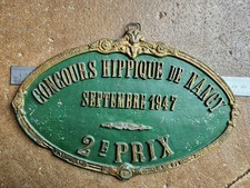 Hippique Chevaux Plaque