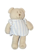Doudou ours tricot chemise