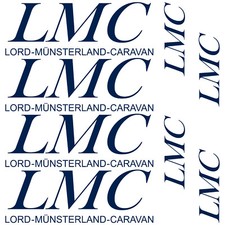 LMC LORD XL autocollant sticker camping car caravane caravan 8 Pièces
