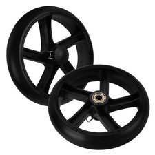  2 Pcs Roue De Caddie Roues Chariot D'épicerie Magasin À Roulettes