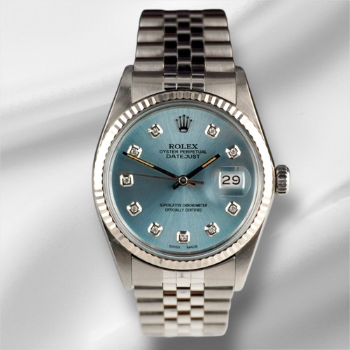 Rolex 36mm datejust acier - datejust,