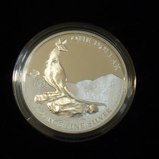 Australia 1$ Kangaroo 2013 First Sightings PROOF 1 oz silver 99.9% Box+CoA