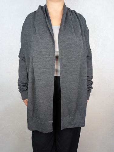 Cardigan gris décontracté - , en