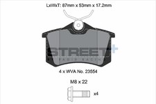 Plaquettes de frein VW POLO IV