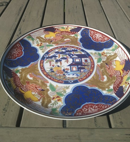 Vintage plateau asiatique - plateau,