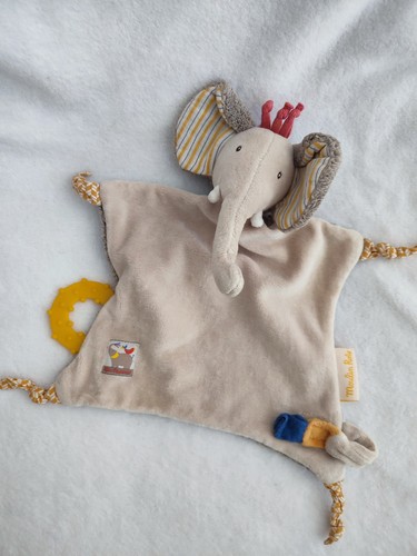Doudou plat éléphant - doudou,