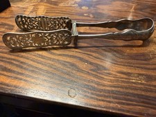 pince à asperges métal argenté