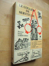 RARE COLLIER DE SERVITUDE TARDO-DINO PHARMACOPE ANTILLAISE MALADIE ESCLAVE NOIR