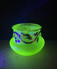 Vase effet givré style LEGRAS