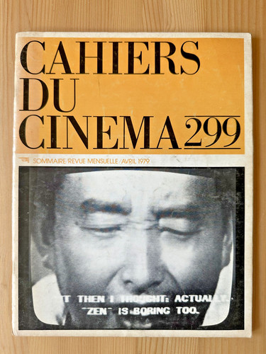 Cahiers cinéma 299 - cinéma,