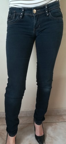 Jean femme taille motif - jean,