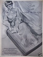 PUBLICITÉ 1958 MATELAS