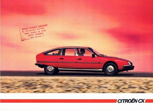Catalogue brochure citroën - brochure, cx