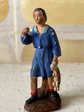 santon devineau creche noel berger au lievre