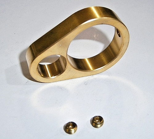 One custom brass 8 - (1), 3/8"