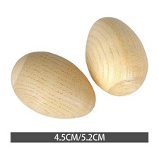 Maracas à œufs en bois