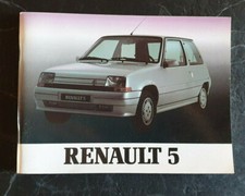 °°  RENAULT 5 - NOTICE D'UTILISATION et D'ENTRETIEN - 06 / 1990 - Très Bon Etat