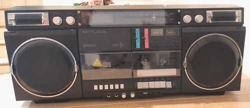 Muse 1980 radio cassette - muse, radio-cassette